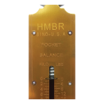 HMBR Pocket Balance 25kg – Portable Mechanical Spring Scale & Hanging Hook (Analog)